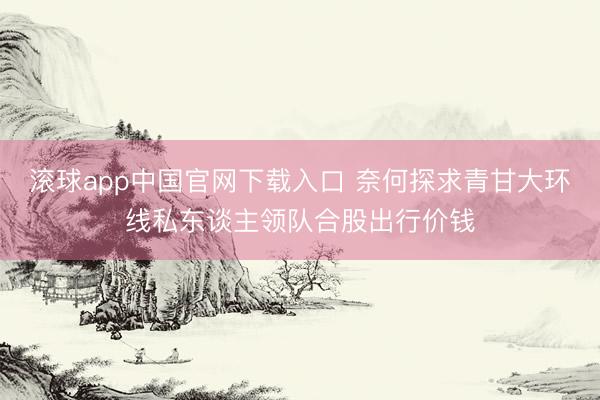 滚球app中国官网下载入口 奈何探求青甘大环线私东谈主领队合股出行价钱