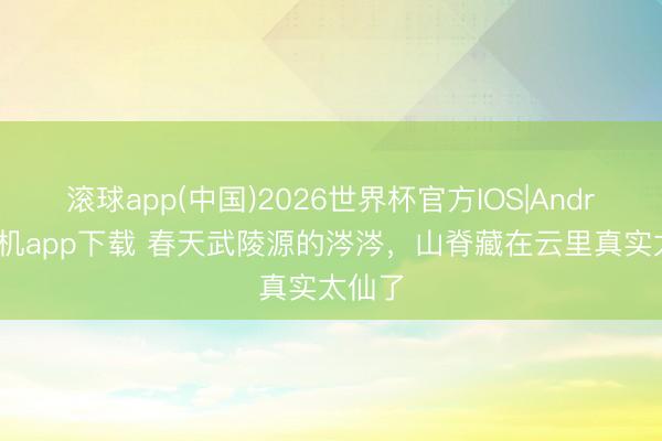 滚球app(中国)2026世界杯官方IOS|Android手机app下载 春天武陵源的涔涔，山脊藏在云里真实太仙了