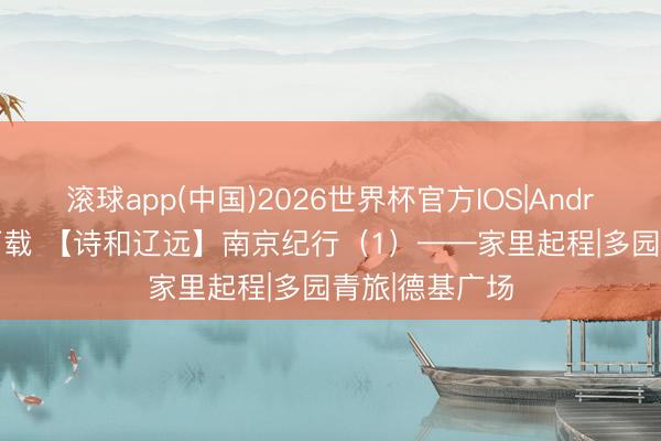 滚球app(中国)2026世界杯官方IOS|Android手机app下载 【诗和辽远】南京纪行（1）——家里起程|多园青旅|德基广场