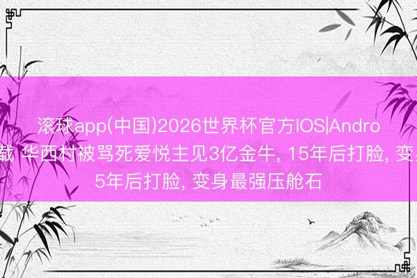 滚球app(中国)2026世界杯官方IOS|Android手机app下载 华西村被骂死爱悦主见3亿金牛， 15年后打脸， 变身最强压舱石